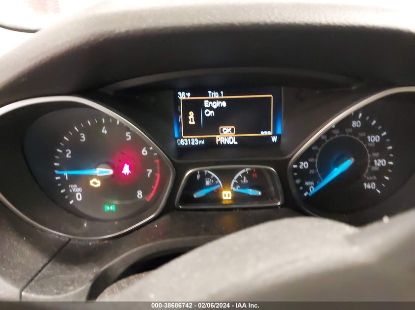 VIN 1FADP3K29HL339739 2017 FORD FOCUS SE