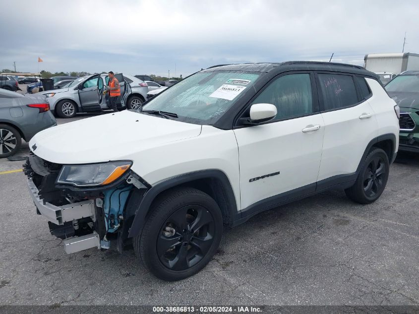 2021 Jeep Compass Altitude 4X4 VIN: 3C4NJDBB4MT595694 Lot: 38686813