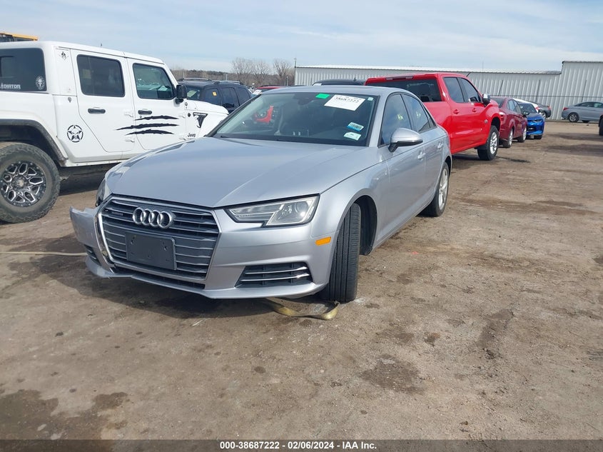 VIN WAUANAF49HN027084 2017 AUDI A4 PREMIUM