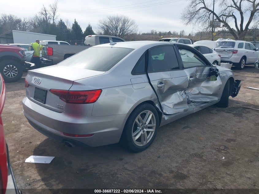 VIN WAUANAF49HN027084 2017 AUDI A4 PREMIUM