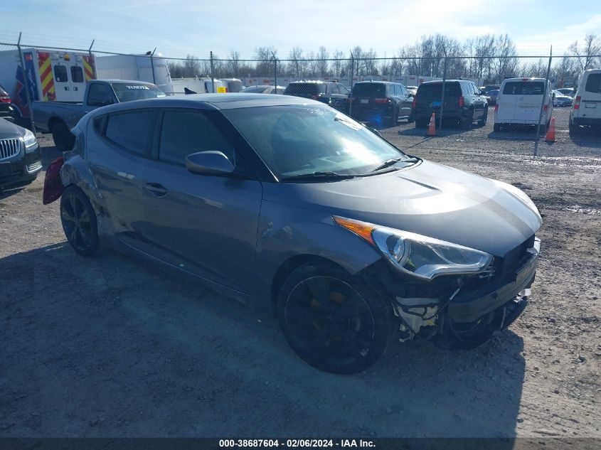 2016 Hyundai Veloster VIN: KMHTC6AD6GU253301 Lot: 38687604