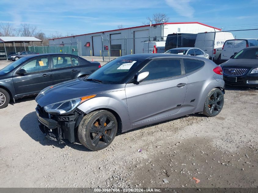 2016 HYUNDAI VELOSTER - KMHTC6AD6GU253301