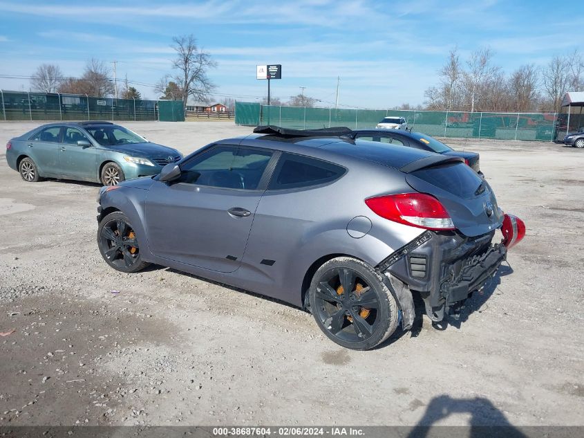 2016 Hyundai Veloster VIN: KMHTC6AD6GU253301 Lot: 38687604