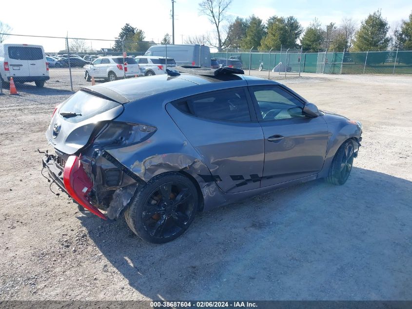 2016 HYUNDAI VELOSTER - KMHTC6AD6GU253301