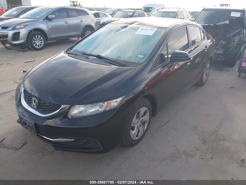 2015 HONDA CIVIC VIN: 2HGFB2F50FH550260