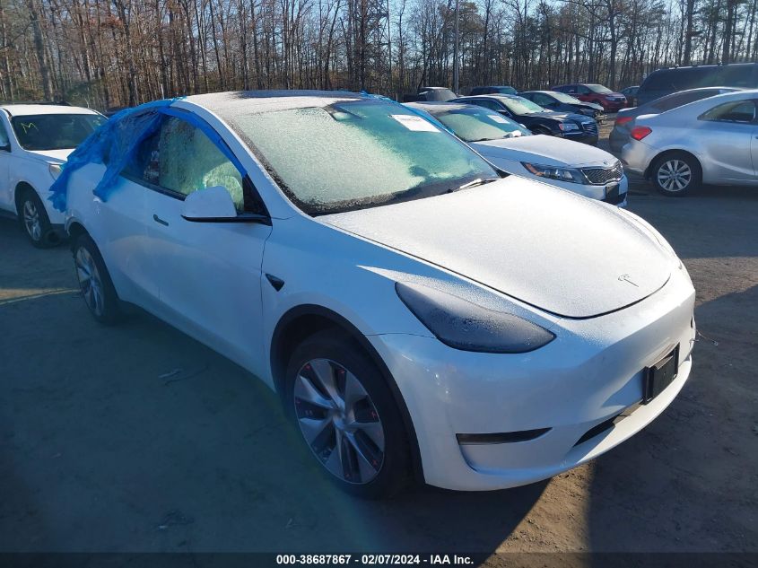 2023 Tesla Model Y Awd/Long Range Dual Motor All-Wheel Drive VIN: 7SAYGDEE2PF626383 Lot: 38687867