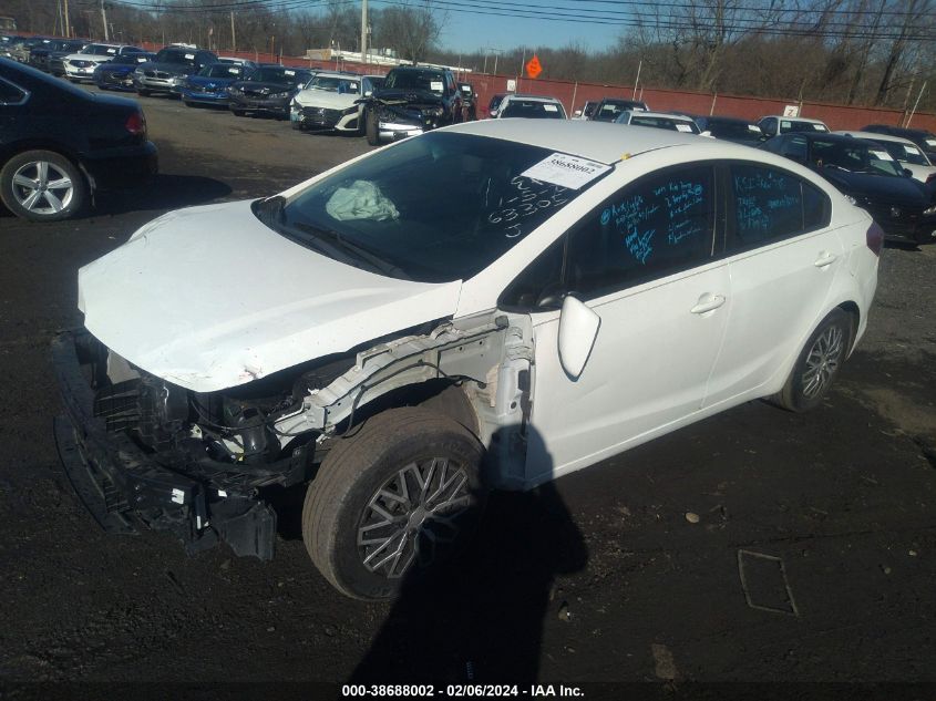 2017 Kia Forte Lx VIN: 3KPFK4A72HE063305 Lot: 38688002