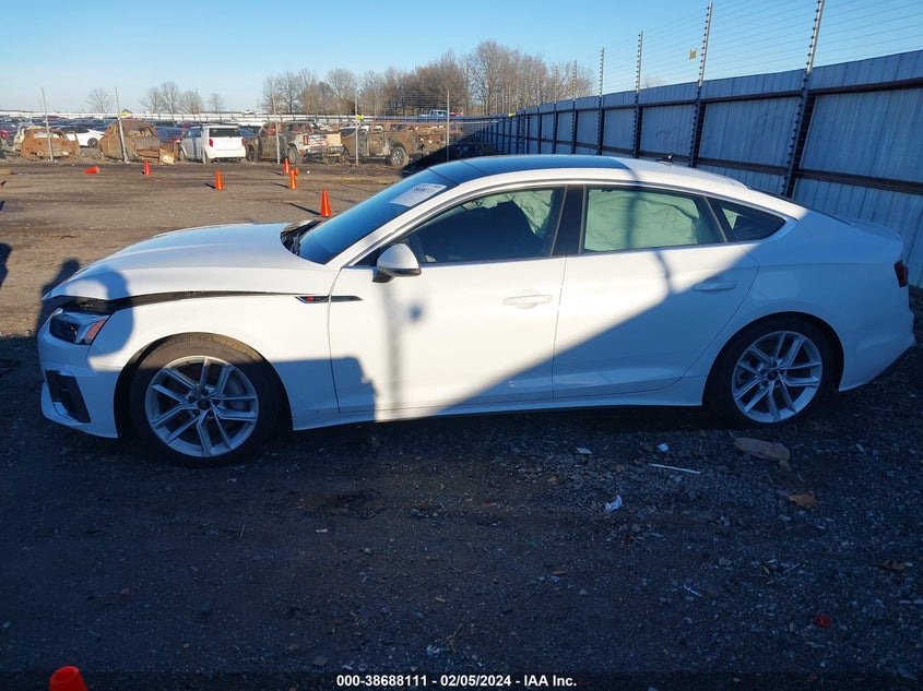 2023 AUDI A5 SPORTBACK PREMIUM 45 TFSI S LINE QUATTRO S TRONIC - WAUDACF58PA061956