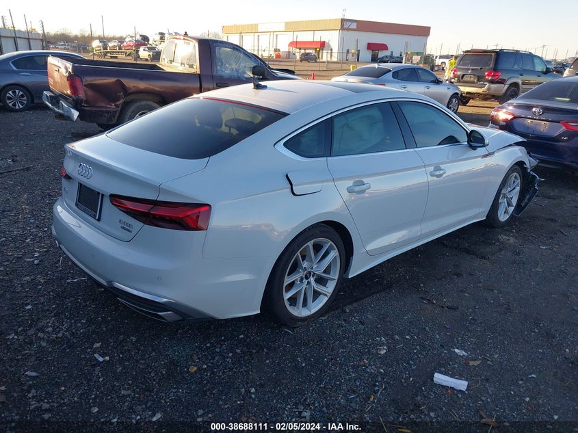 2023 AUDI A5 SPORTBACK PREMIUM 45 TFSI S LINE QUATTRO S TRONIC - WAUDACF58PA061956