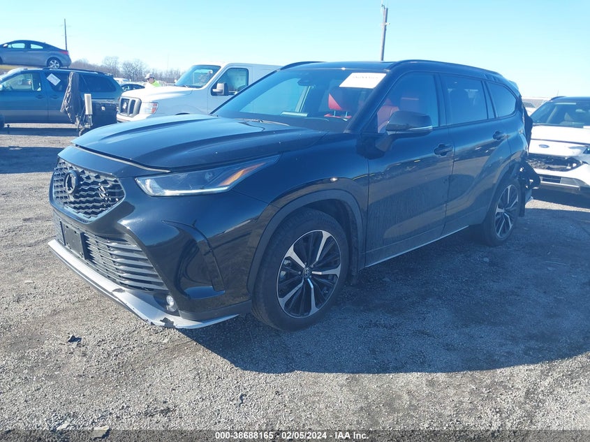 2022 TOYOTA HIGHLANDER VIN: 5TDLZRBH6NS251409