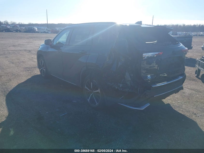 2022 TOYOTA HIGHLANDER VIN: 5TDLZRBH6NS251409