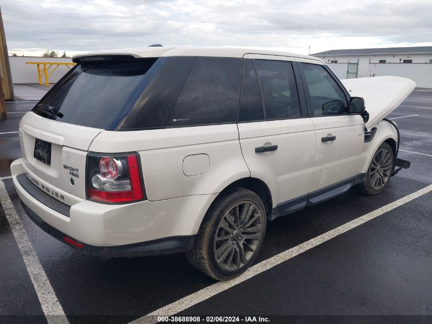 2010 Land Rover Range Rover Sport Hse VIN: SALSK2D45AA241696 Lot: 38688908