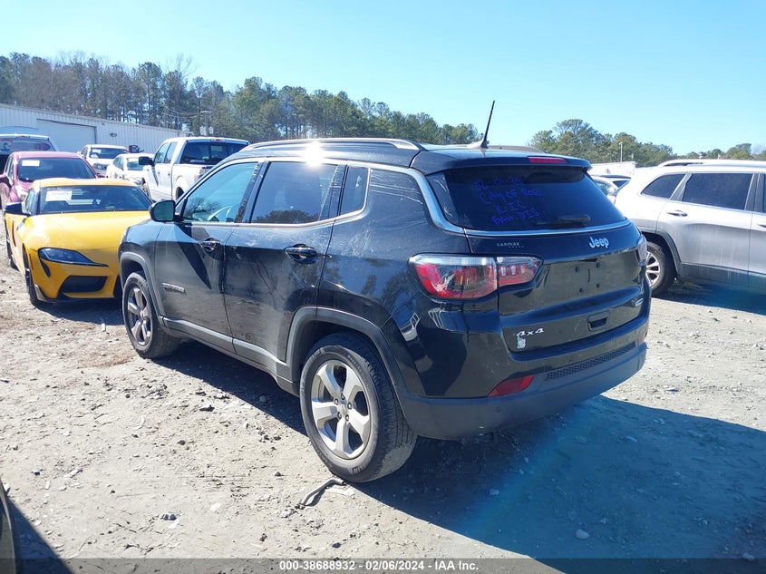 VIN 3C4NJDBB6JT177066 2018 JEEP COMPASS LATITUDE