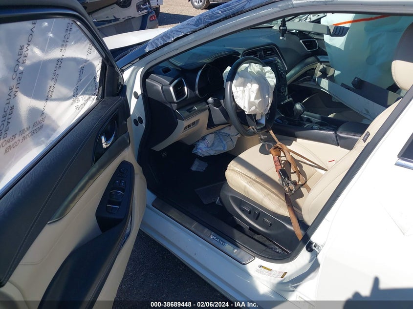 VIN 1N4AA6DV6LC370484 2020 NISSAN MAXIMA SL