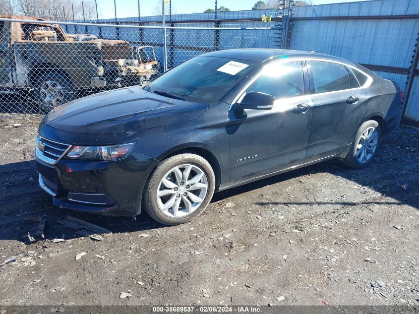 2G1105SA2G9181408 2016 Chevrolet Impala 1Lt