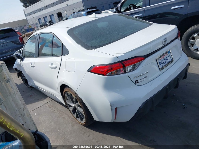 VIN 5YFP4MCE8PP149791 2023 TOYOTA COROLLA SE