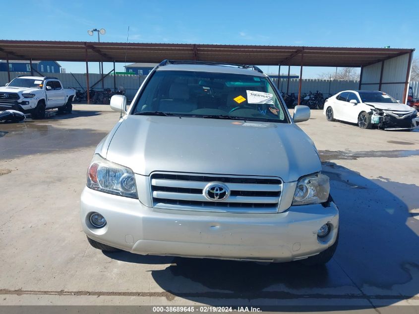 2007 Toyota Highlander V6 VIN: JTEDP21A270143280 Lot: 38689645