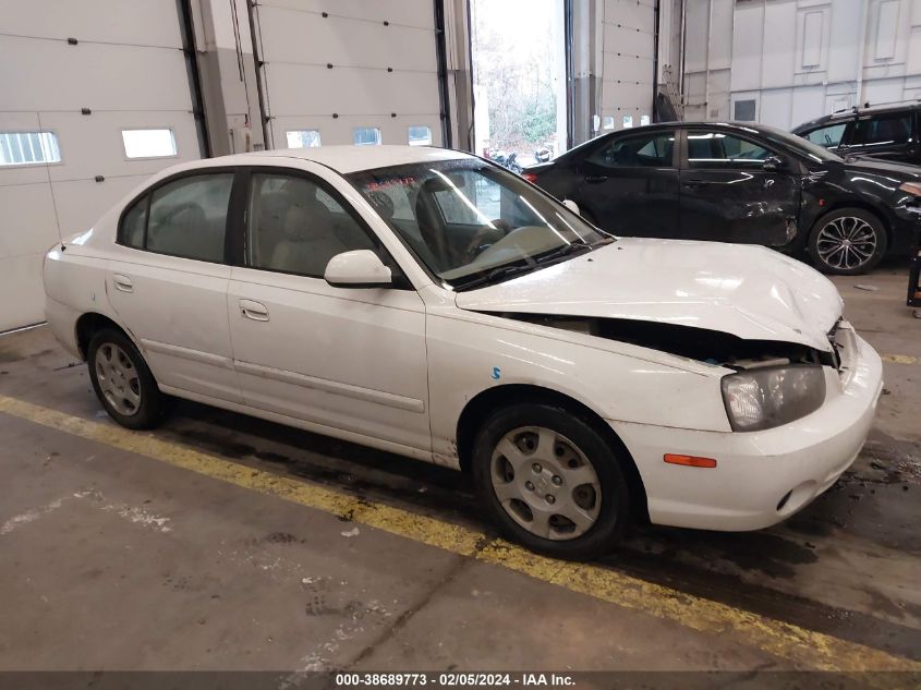 2002 Hyundai Elantra Gls VIN: KMHDN45D72U359326 Lot: 38689773