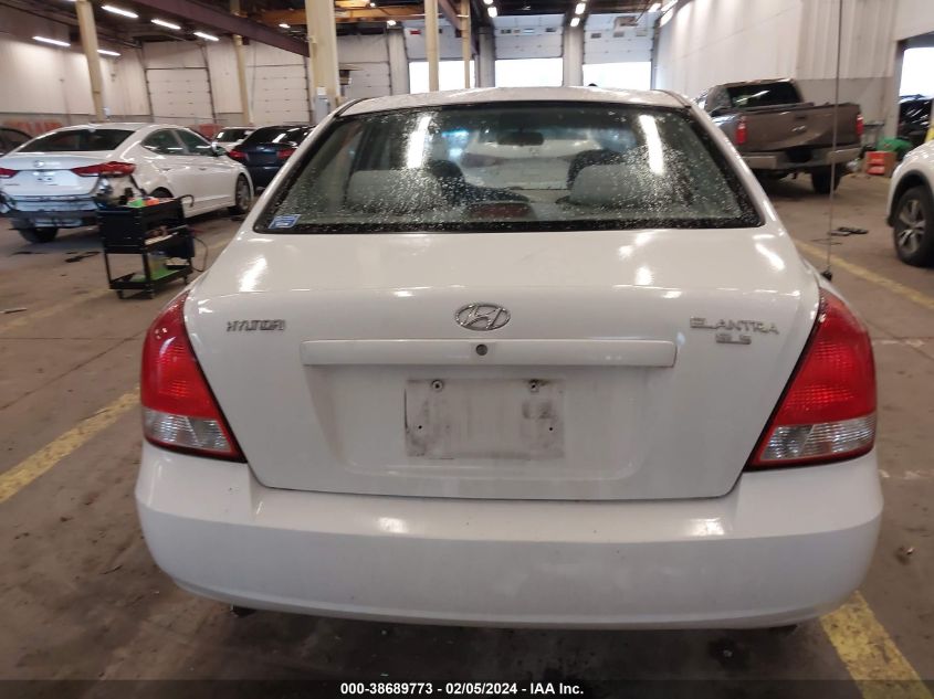 2002 Hyundai Elantra Gls VIN: KMHDN45D72U359326 Lot: 38689773