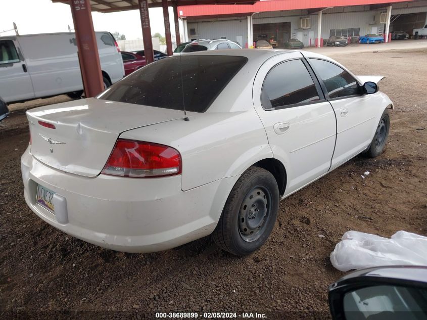 2004 Chrysler Sebring VIN: 1C3EL46X54N393791 Lot: 38689899