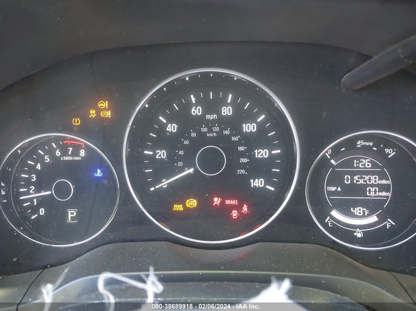 VIN 3CZRU6H35MM752688 2021 HONDA HR-V AWD LX