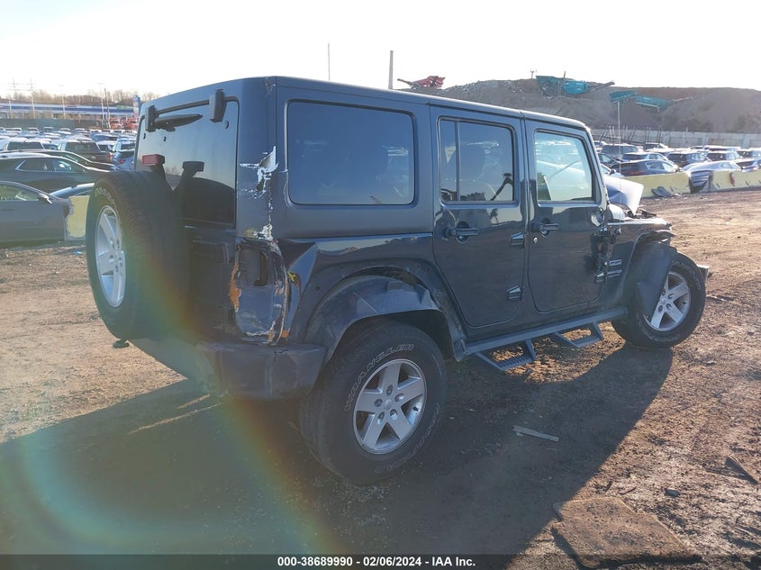 VIN 1C4BJWDGXJL854574 2018 JEEP WRANGLER JK UNLIMITED SPORT S 4X4