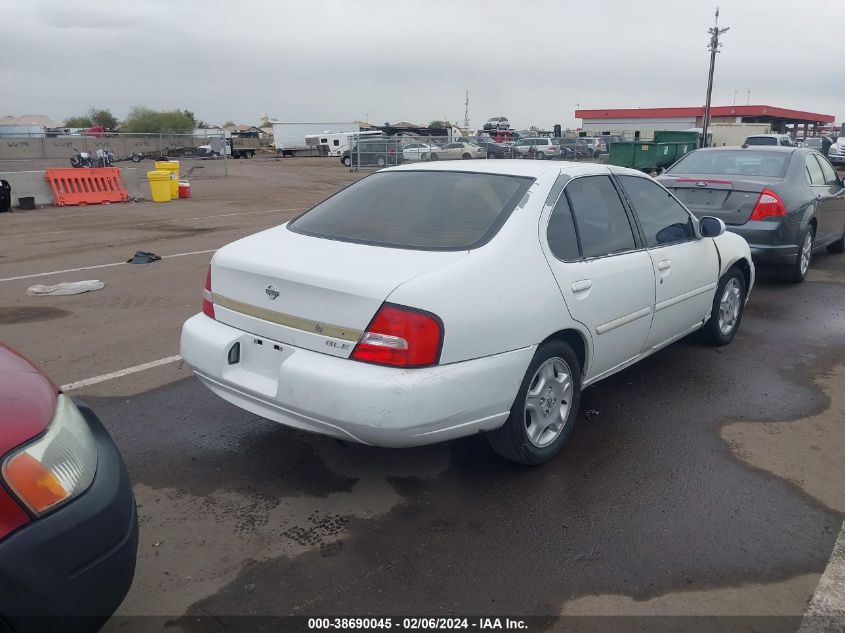 2000 Nissan Altima Gle/Gxe/Se VIN: 1N4DL01A4YC155327 Lot: 38690045