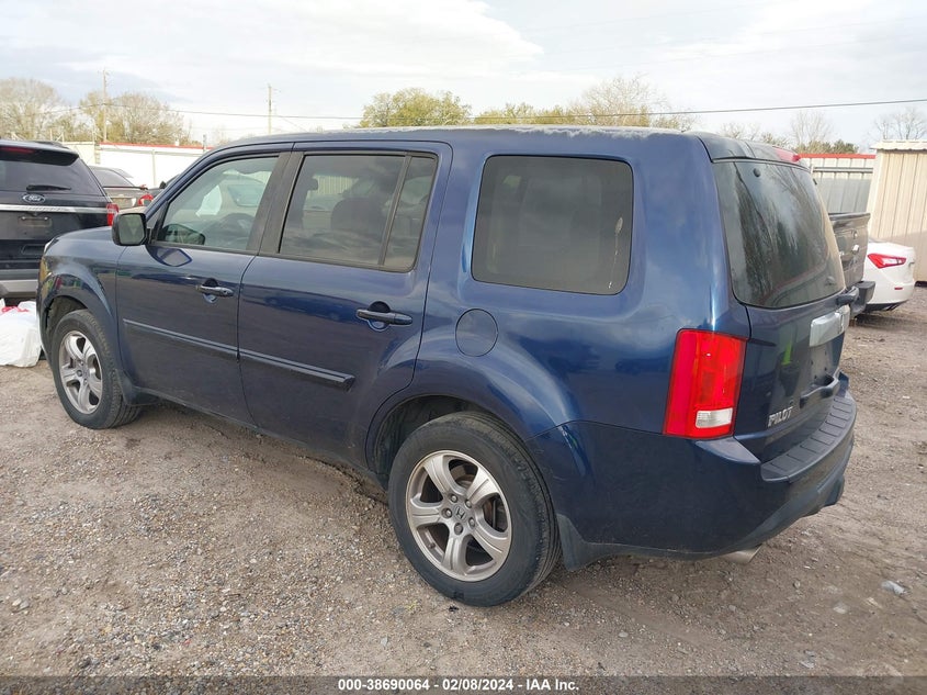 2013 HONDA PILOT EX-L - 5FNYF3H52DB016551