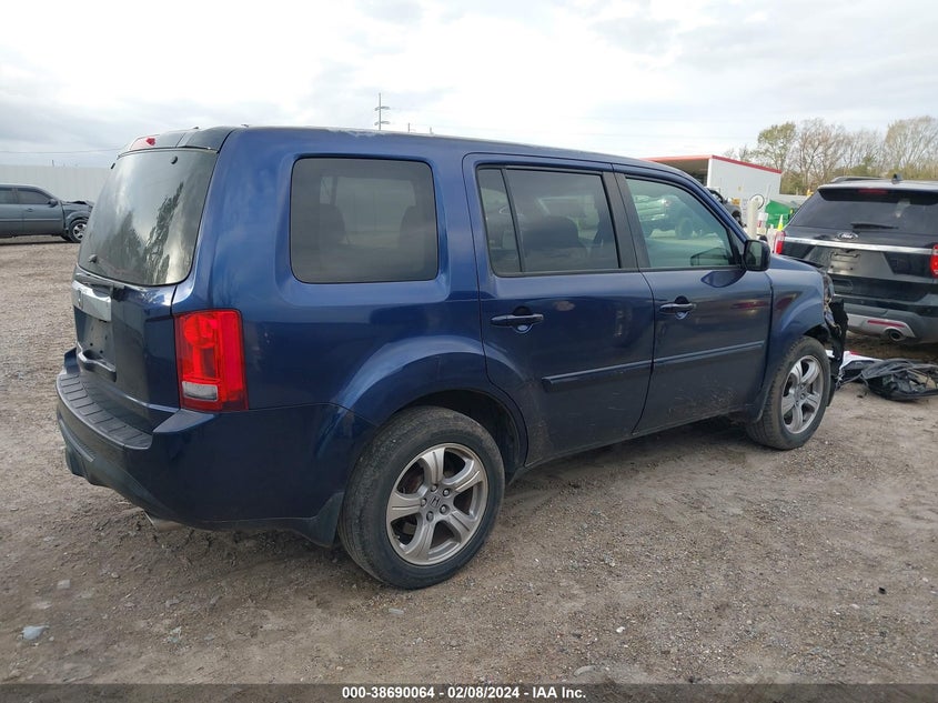 2013 HONDA PILOT EX-L - 5FNYF3H52DB016551