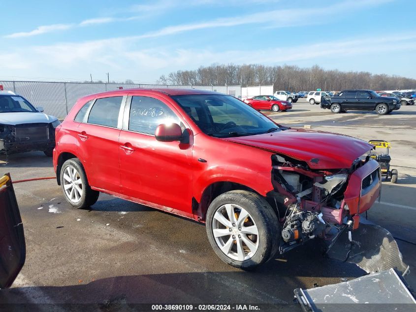 2012 Mitsubishi Outlander Sport Se VIN: JA4AP4AUXCZ001000 Lot: 38690109