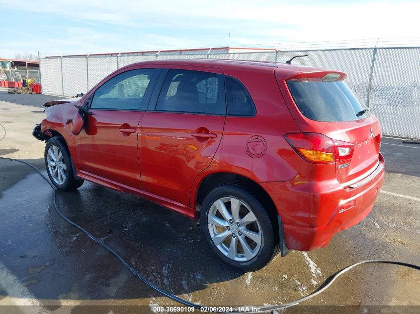 2012 Mitsubishi Outlander Sport Se VIN: JA4AP4AUXCZ001000 Lot: 38690109