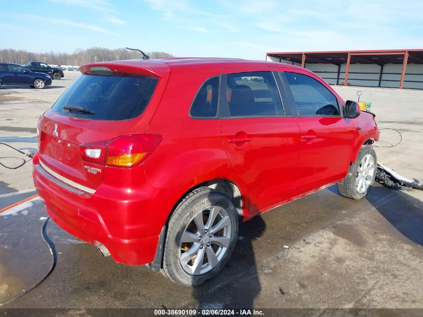 2012 Mitsubishi Outlander Sport Se VIN: JA4AP4AUXCZ001000 Lot: 38690109