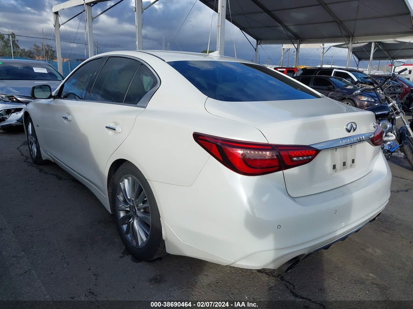 VIN JN1EV7AP3JM591983 2018 INFINITI Q50 3.0T LUXE