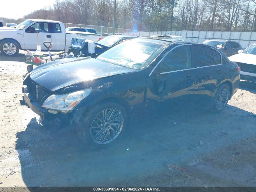 2011 Infiniti G37X VIN: JN1CV6AR7BM353820 Lot: 38691094