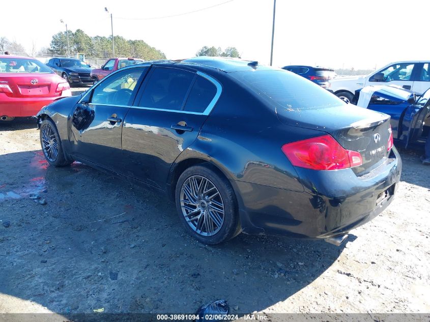 2011 Infiniti G37X VIN: JN1CV6AR7BM353820 Lot: 38691094