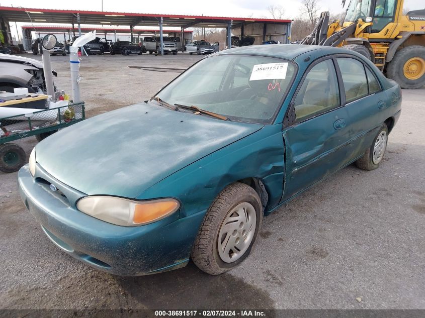 1997 Ford Escort Lx VIN: 1FALP13P8VW101191 Lot: 38691517