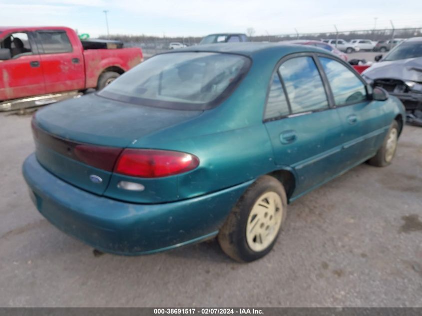 1997 Ford Escort Lx VIN: 1FALP13P8VW101191 Lot: 38691517