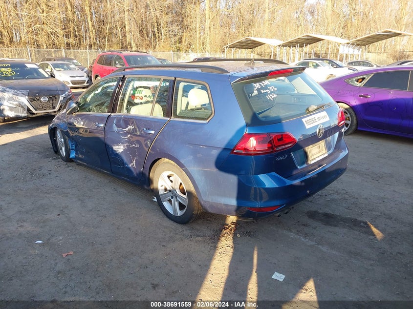 2015 VOLKSWAGEN GOLF SPORTWAGEN TDI S 4-DOOR - 3VWCA7AU6FM512014