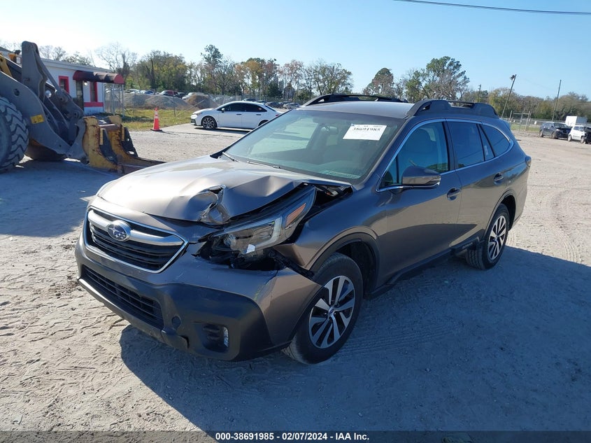 VIN 4S4BTADC8M3126164 2021 SUBARU OUTBACK PREMIUM