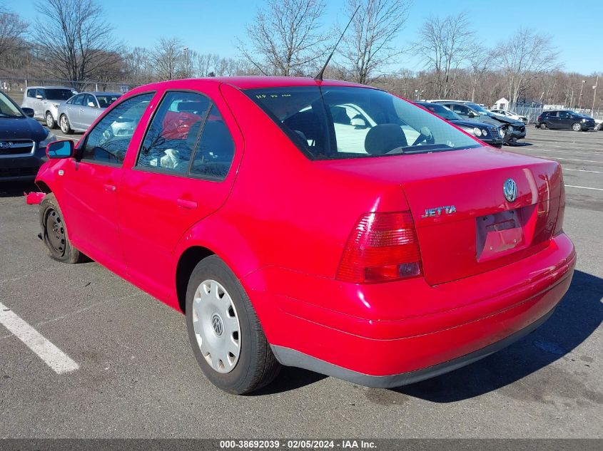 2001 Volkswagen Jetta Gls VIN: 3VWSK69M11M131851 Lot: 38692039