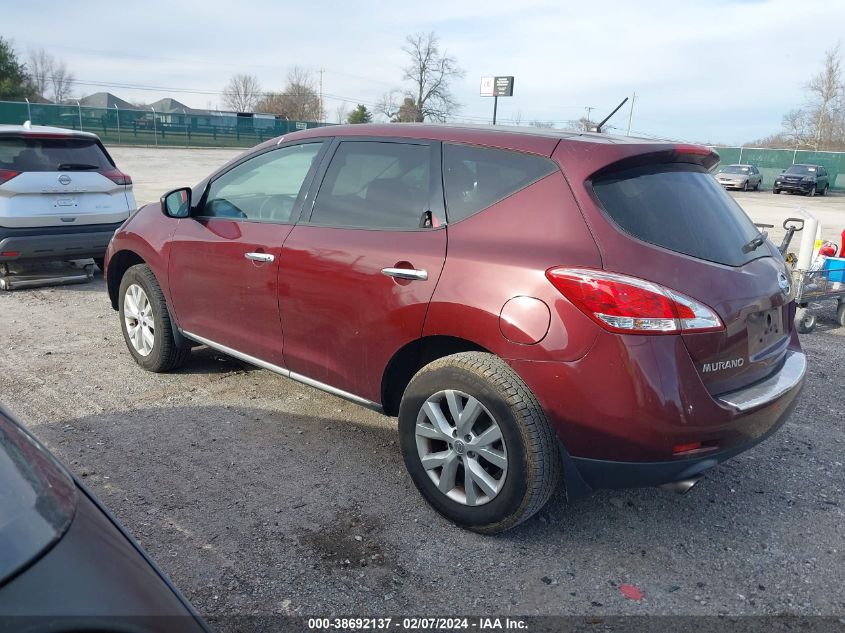 2011 Nissan Murano S VIN: JN8AZ1MWXBW169199 Lot: 38692137