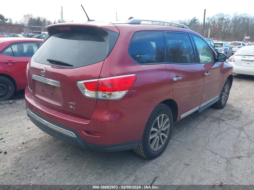 2013 NISSAN PATHFINDER SL - 5N1AR2MM3DC643378
