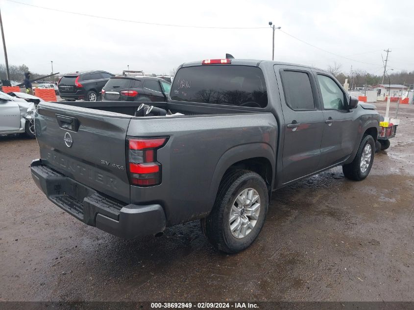 2023 Nissan Frontier Sv 4X4 VIN: 1N6ED1EK8PN650571 Lot: 38692949