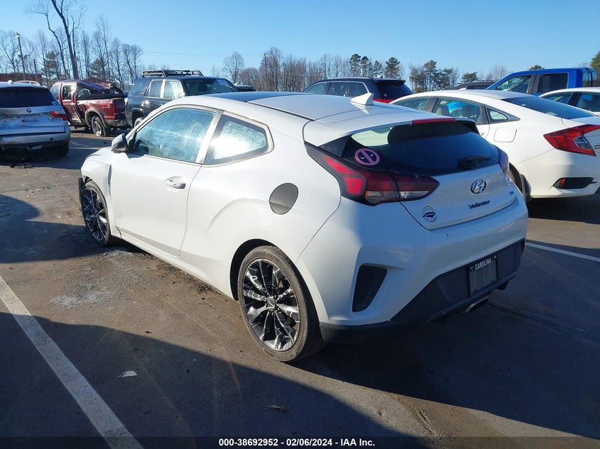 2019 HYUNDAI VELOSTER 2.0 PREMIUM - KMHTG6AFXKU007690