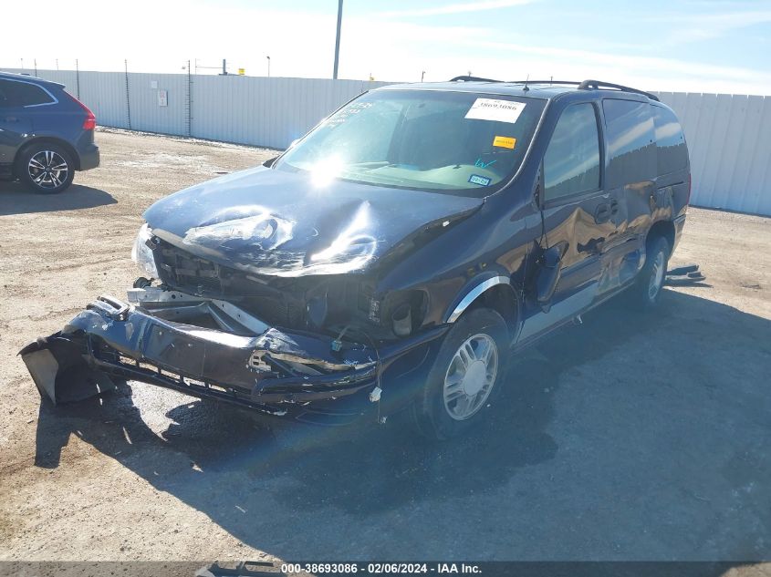 2001 Chevrolet Venture Ls 1Sc Pkg VIN: 1GNDX03E01D187567 Lot: 38693086