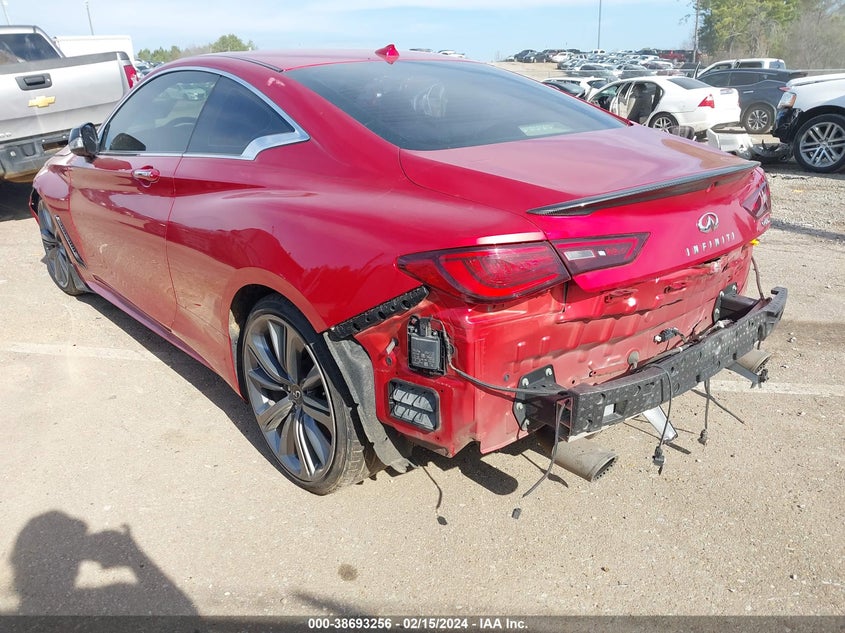 2021 Infiniti Q60 Red Sport 400 VIN: JN1FV7LKXMM530012 Lot: 38693256