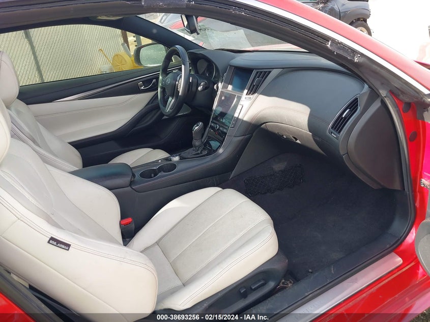 2021 Infiniti Q60 Red Sport 400 VIN: JN1FV7LKXMM530012 Lot: 38693256