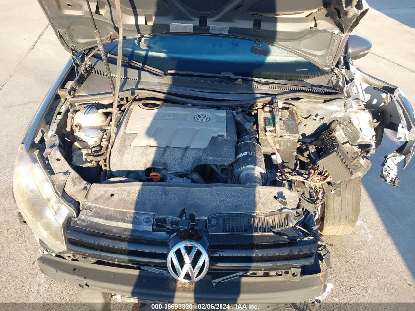 2011 Volkswagen Golf Tdi VIN: WVWDM7AJ4BW213877 Lot: 38693320