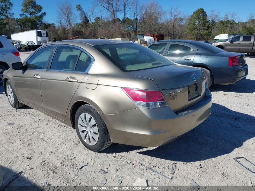 2008 Honda Accord 2.4 Lx VIN: 1HGCP26318A015135 Lot: 38693340