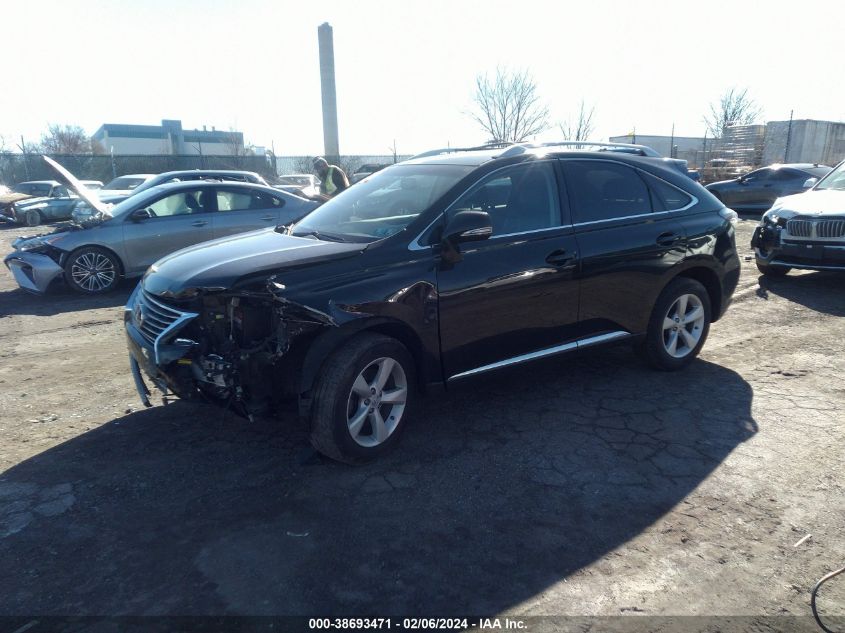 VIN 2T2BK1BA9EC239702 2014 LEXUS RX 350 no.2